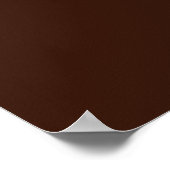 Kunst Potpourri Donkerbruine Minimalistische Abstr Poster (Hoek)