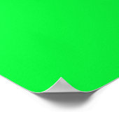 Kunst Potpourri  Groene Minimalistische Tekening Poster (Hoek)