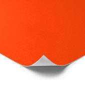 Kunst Potpourri  Oranje Minimaal Abstract Poster (Hoek)