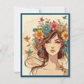 Kunst Print Kaart Summers End (Voorkant)