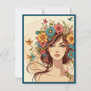 Kunst Print Kaart Summers End