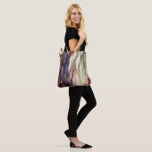 Kunst print shopping canvas tas. tote bag (Op model)
