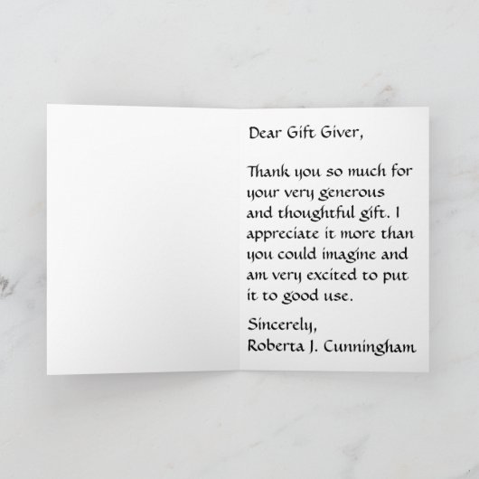 kunst Pug Puppy "dank je wel" Bedankkaart (Binnen)