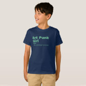 Kunst Punk meisje - Kunst Punk T-shirt (Voorkant volledig)