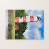 Kunst Puzzle op het eiland Sapelo Legpuzzel (Horizontaal)