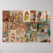  Kunst Reclame Collage I Poster (Voorkant)