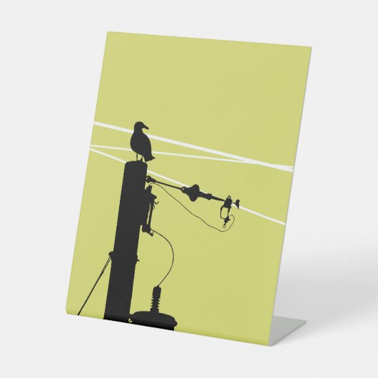 Kunst Reclamebord Met Voetstuk (Voorkant)