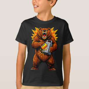 Kunst Retro Beer Grater Kaas Humor T-shirt