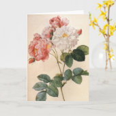  kunst Roos Flower Wenskaart Kaart (Gele Bloem)