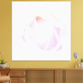 **Kunst Roze Perzik Roos Bloem AR8 Spaningsdoek Ca Canvas Afdruk (Insitu (Woonkamer))