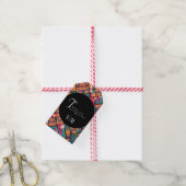Kunst Schilder Kleurrijk Modern Abstract Dank Je Cadeaulabel (Met Touw)