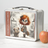 Kunst Schilder Meisje school evenementen kleurrijk (In situ)