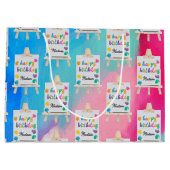 Kunst Schilderen Ambacht Kunstenaar Verf Verjaarda Groot Cadeauzakje (Achterkant)