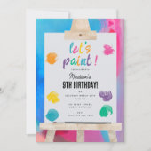 Kunst Schilderen Ambacht Kunstenaar Verf Verjaarda Kaart (Voorkant)