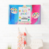 Kunst Schilderen Ambacht Kunstenaar Verf Verjaarda Spandoek (Insitu)