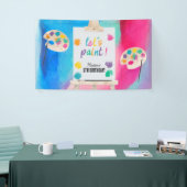 Kunst Schilderen Ambacht Kunstenaar Verf Verjaarda Spandoek (Beurs)