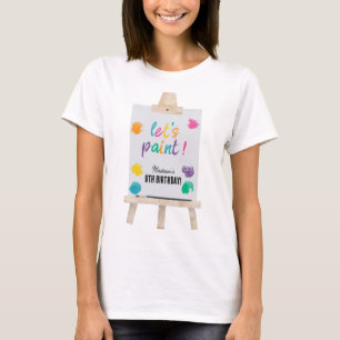 Kunst Schilderen Ambacht Kunstenaar Verf Verjaarda T-shirt