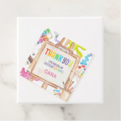 Kunst Schilderen Verjaardag Party Square Favoriet Bedankjes Labels (In situ)