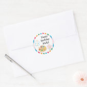 Kunst Schilderen Verjaardagsfeestje Sticker (Envelop)