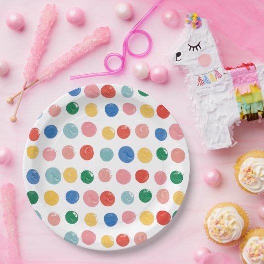 Kunst Schilderfeest Schilderen Kinder Verjaardag Papieren Bordje (Feest)