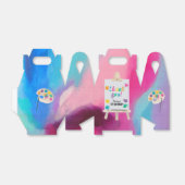 Kunst schilderij ambachtelijke kunstenaar verf ver bedankdoosjes (Uitgevouwen)