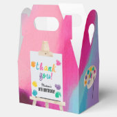 Kunst schilderij ambachtelijke kunstenaar verf ver bedankdoosjes (Geopend)