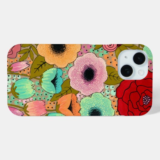 Kunst Schilderij Bloementuin Appel Case-Mate iPhone Case (Achterkant (horizontaal))