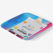 Kunst Schilderij Kunstenaar Verjaardag Thema Papieren Bordje (Gebogen)