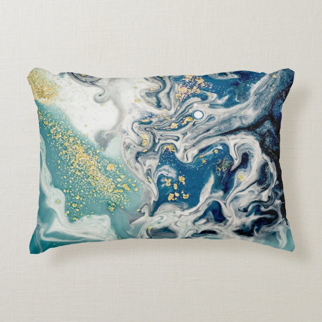 Kunst, schilderij - Natuurlijke grijze kleur: meta Accent Kussen (Voorkant)