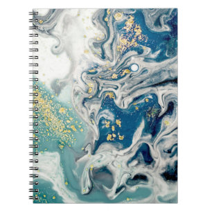 Kunst, schilderij - Natuurlijke grijze kleur: meta Notitieboek