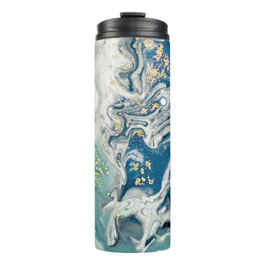 Kunst, schilderij - Natuurlijke grijze kleur: meta Thermosbeker (Voorkant)