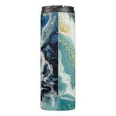 Kunst, schilderij - Natuurlijke grijze kleur: meta Thermosbeker (Achterkant)