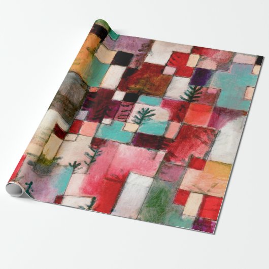 Kunst schilderij patroon Inpakpapier (Uitgerold)