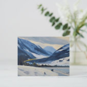 Kunst schilderij van Noorwegen Briefkaart (Staand voorkant)