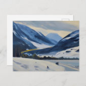 Kunst schilderij van Noorwegen Briefkaart (Voorkant / Achterkant)