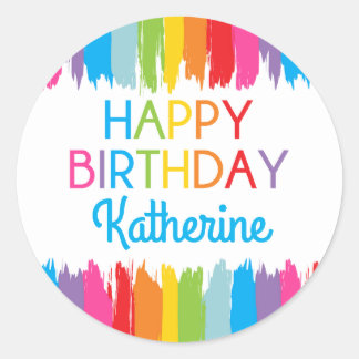 Kunst Schilderij Verjaardagsfeestje Stickers