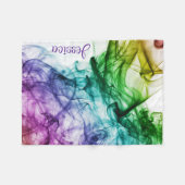 Kunst schildert waterzwijn met naam fleece deken (Voorkant (Horizontaal))