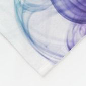 Kunst schildert waterzwijn met naam fleece deken (Hoek)