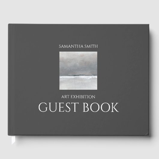 Kunst Show tentoonstelling Gepersonaliseerd gastbo Gastenboek (Voorkant)