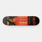 KUNST SKATEBOARD/JAPAN COLLECTIE/SAMURAI PERSOONLIJK SKATEBOARD (Horizontaal)