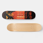 KUNST SKATEBOARD/JAPAN COLLECTIE/SAMURAI PERSOONLIJK SKATEBOARD (Horizontaal)