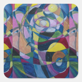 KUNST STICKERS DOOR KUNSTENARES PAULA REILLY.