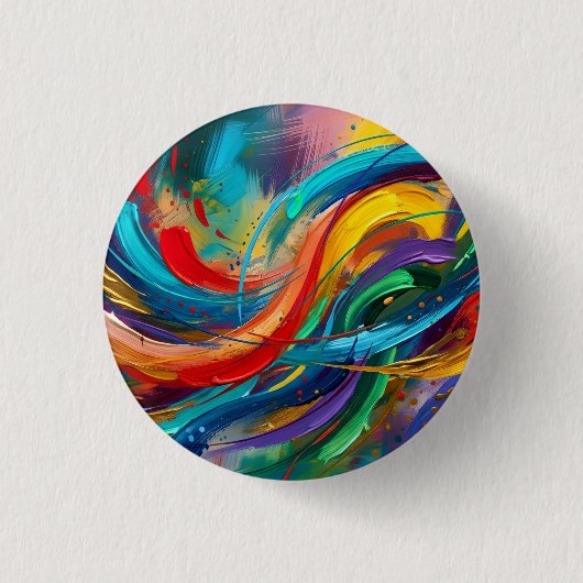 Kunst & Stijl Ronde Button 3,2 Cm (Voorkant)