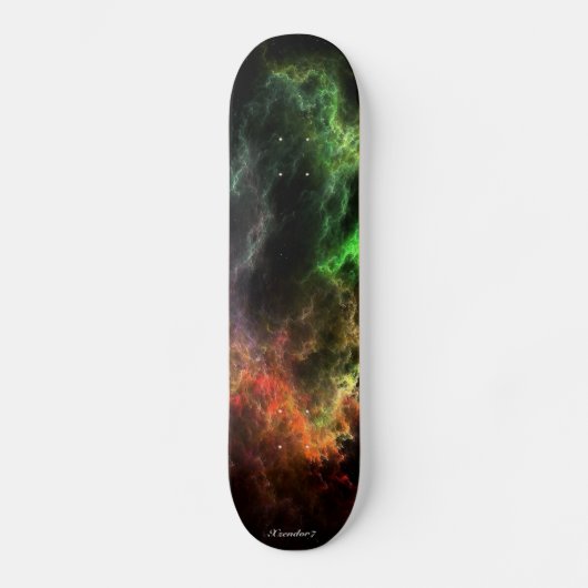 Kunst Stucco Mosaic Nebula Cluster Skateboard (Voorkant)