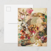 Kunst  suikerrietvloeren aankondigingskaart (Voorkant / Achterkant)