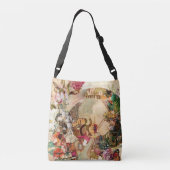 Kunst  suikerrietvloeren crossbody tas (Achterkant)