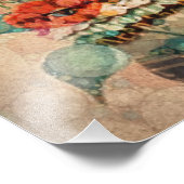 Kunst  suikerrietvloeren foto afdruk (Hoek)