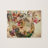 Kunst suikerrietvloeren legpuzzel (Horizontaal)