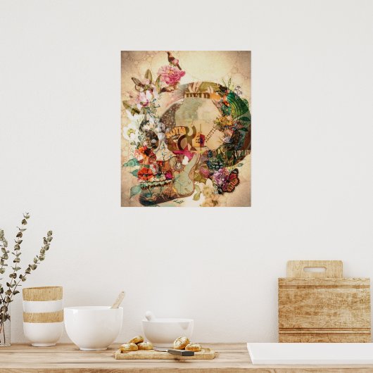 Kunst suikerrietvloeren poster (Keuken)