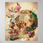 Kunst suikerrietvloeren poster (Voorkant)